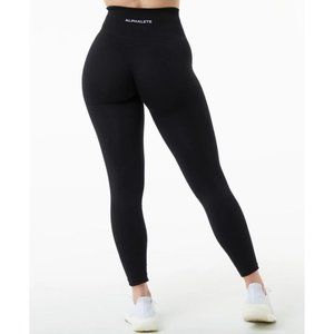 Alphalete Pants Womens XXS Leggings Seamless Physique Enhancing Black Amplify